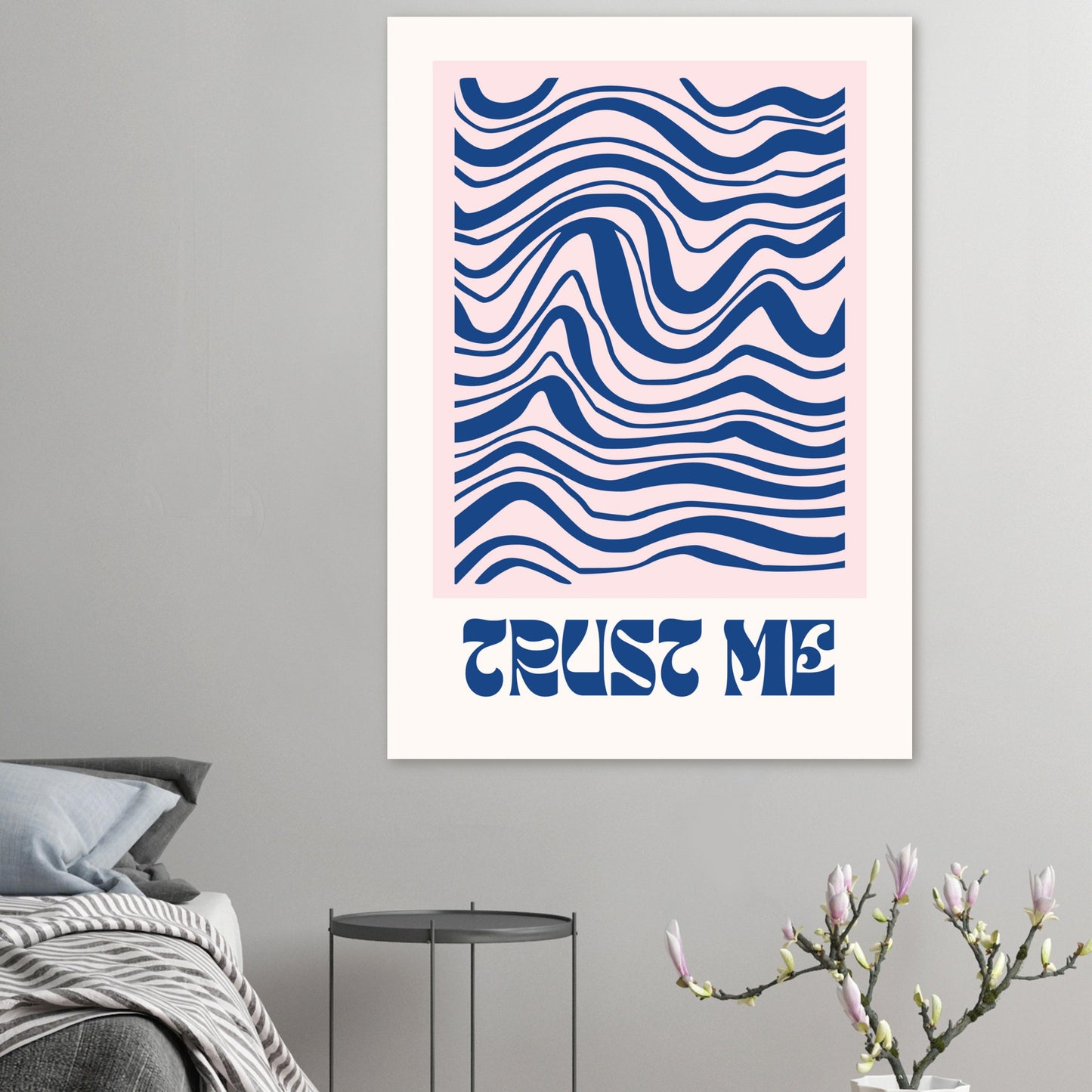 Inspirational Christian Poster | 'Trust Me' - Faith-Based Art Inspired by Peter and Jesus