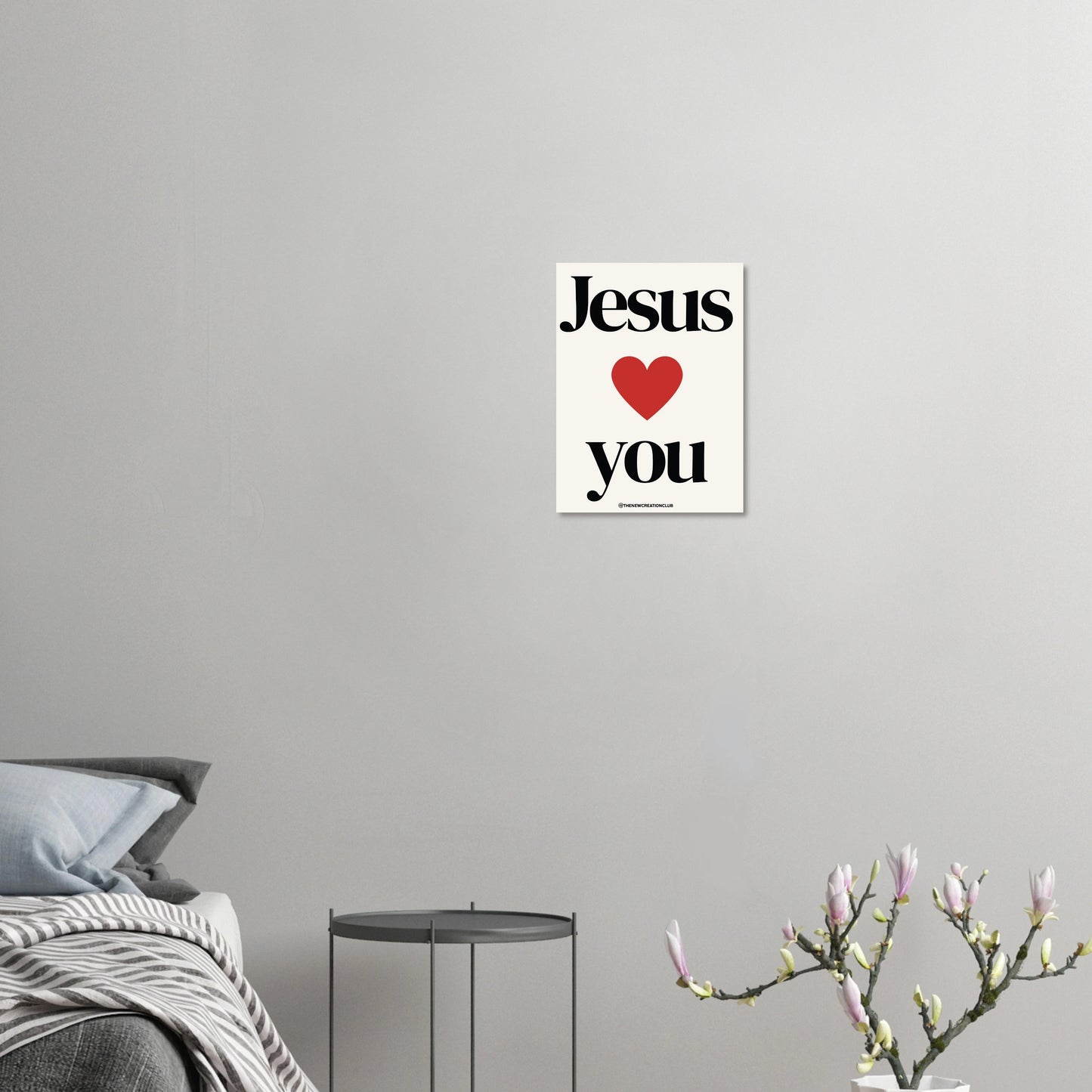 Jesus loves you - Christliches Poster