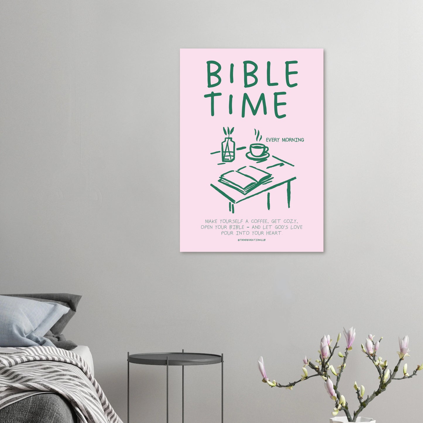 Christian Poster - Bible Time