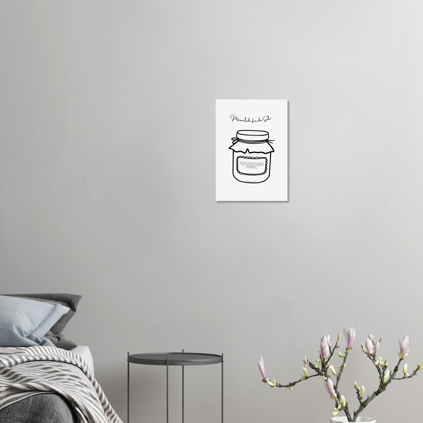Marmelade für die Seele - Christliches Poster