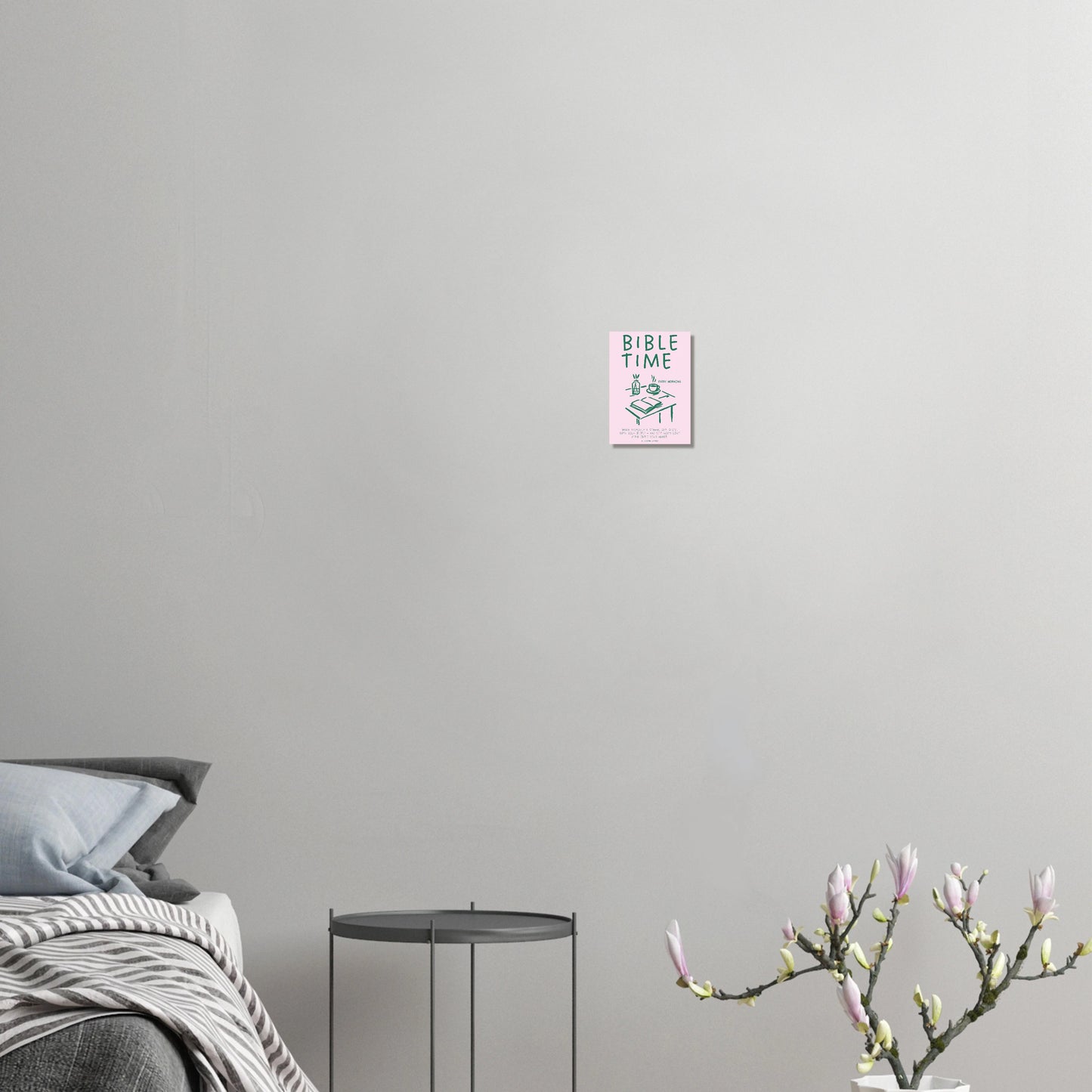 Christian Poster - Bible Time