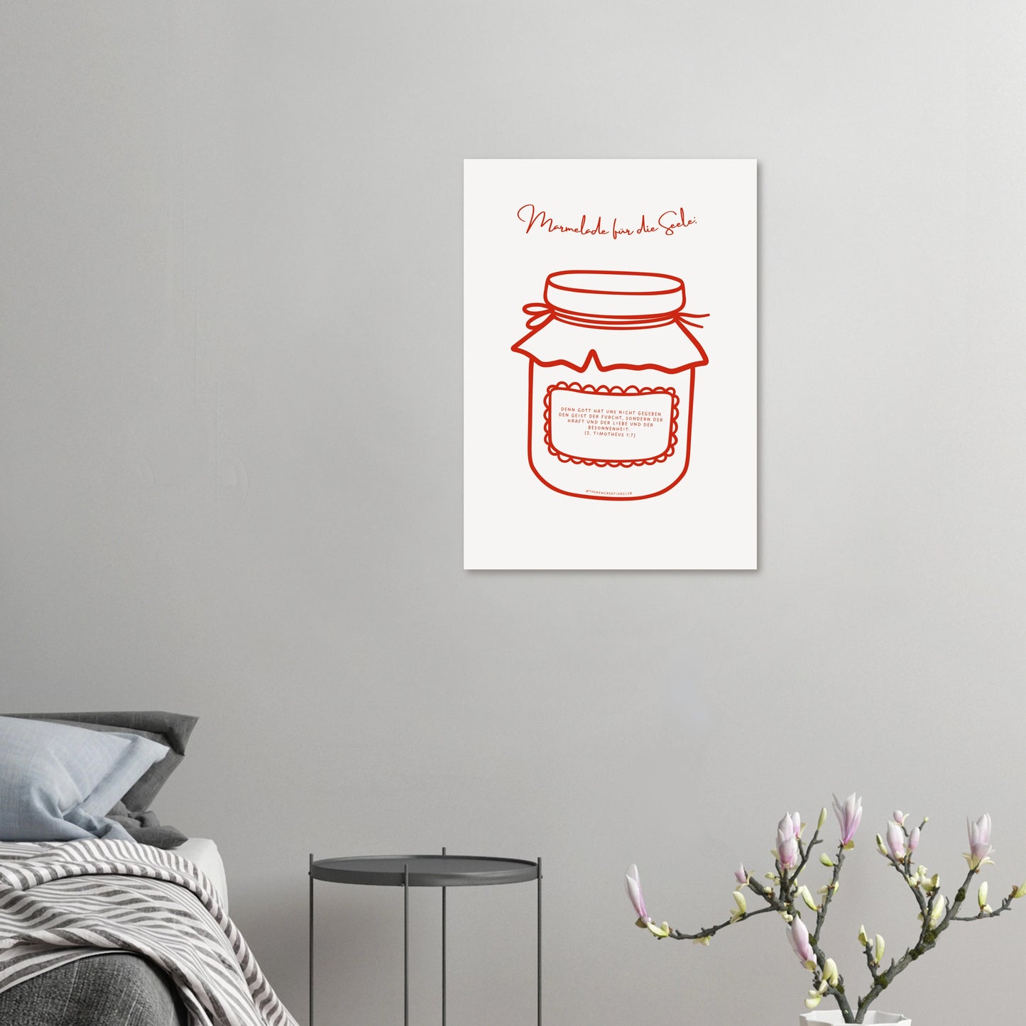 Marmelade für die Seele - Christliches Poster