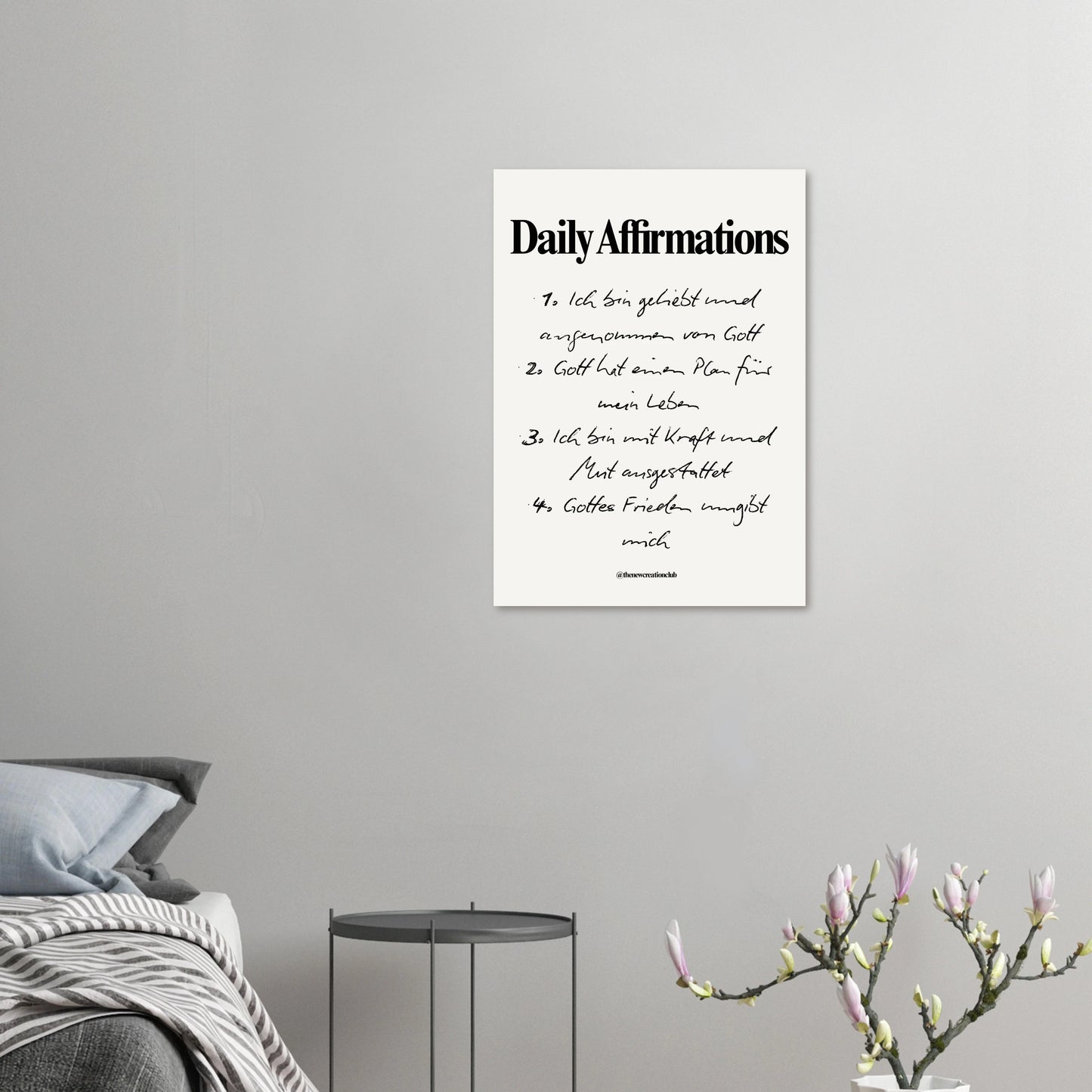 Daily Affirmations -  Schwarz und Weiß
