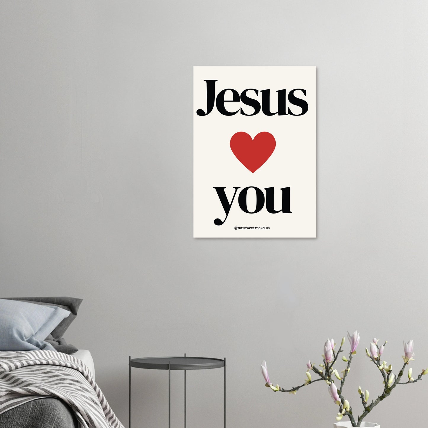 Jesus loves you - Christliches Poster