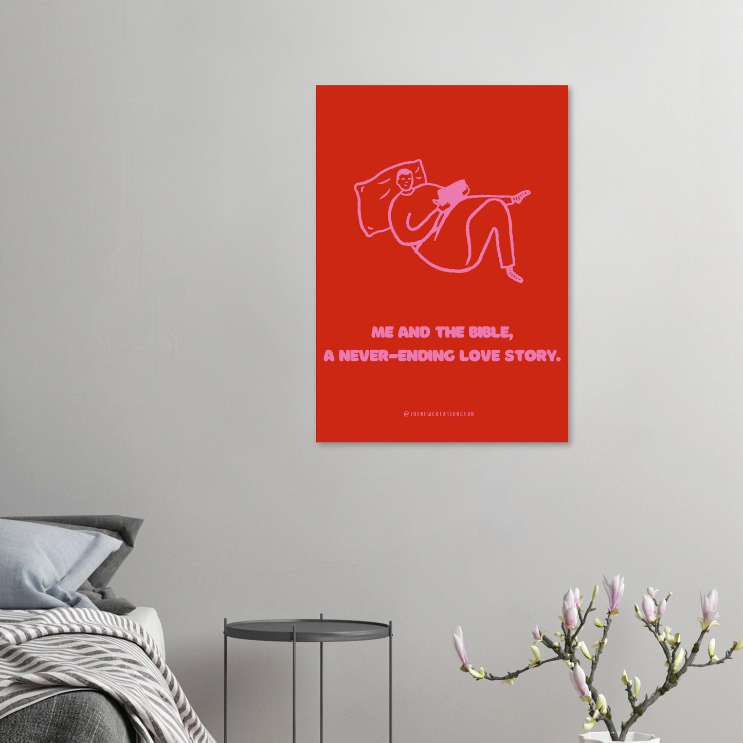 `Me and the Bible, A Never-Ending Love Story`- Classic poster on semi-matte paper