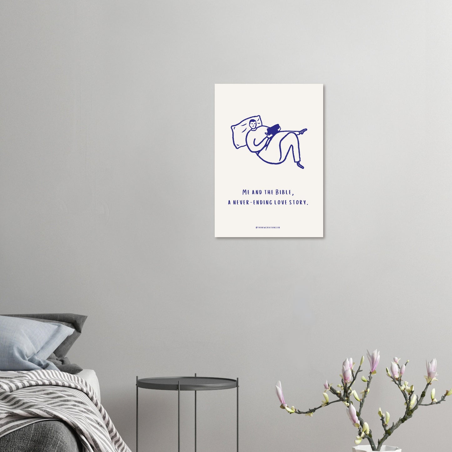 Christliches Poster 'Me and the Bible - A Never-Ending Love Story'