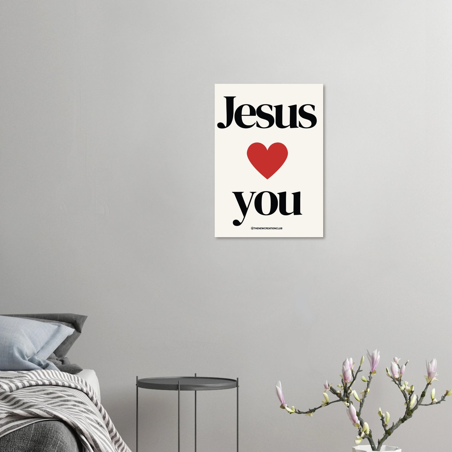 Jesus loves you - Christliches Poster