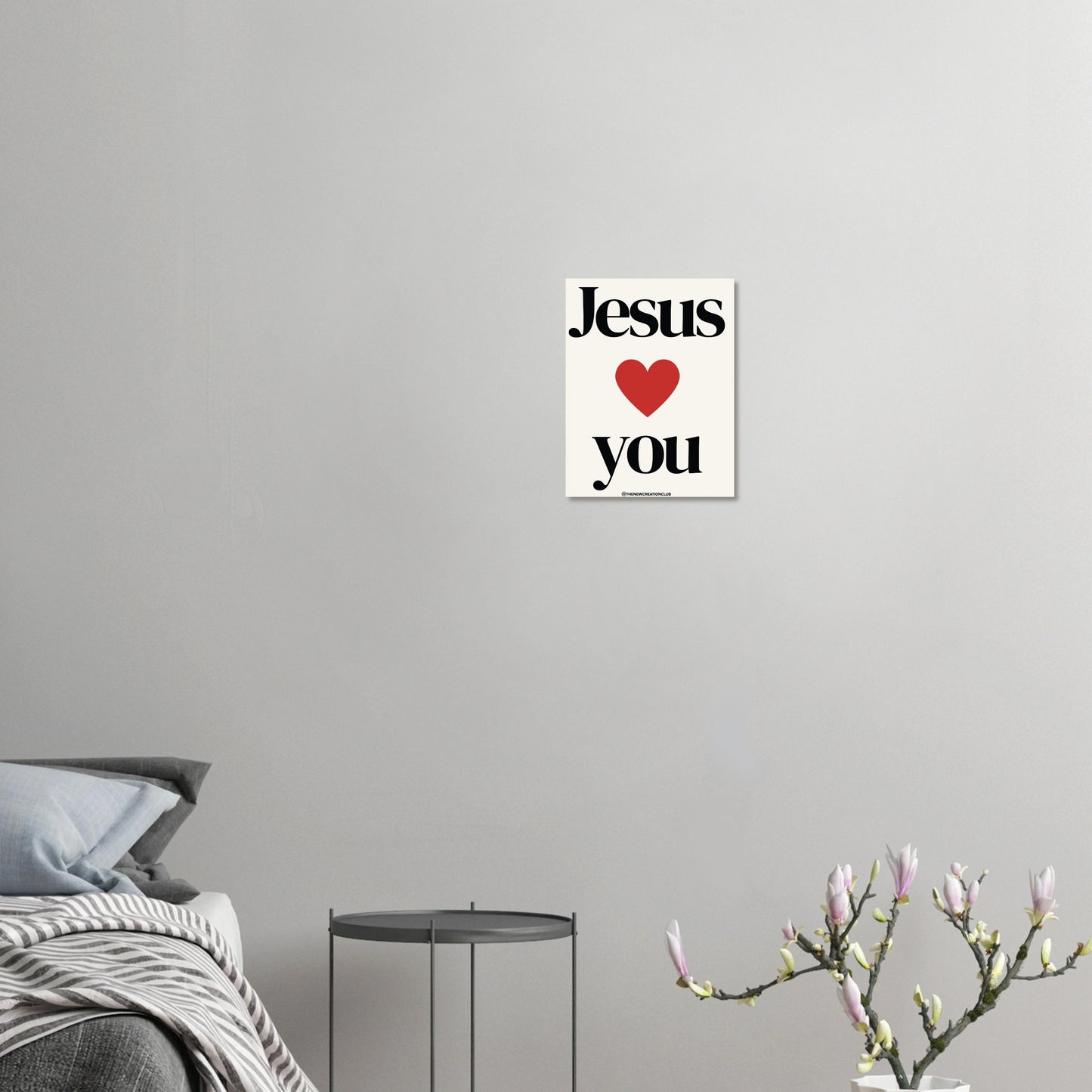 Jesus loves you - Christliches Poster