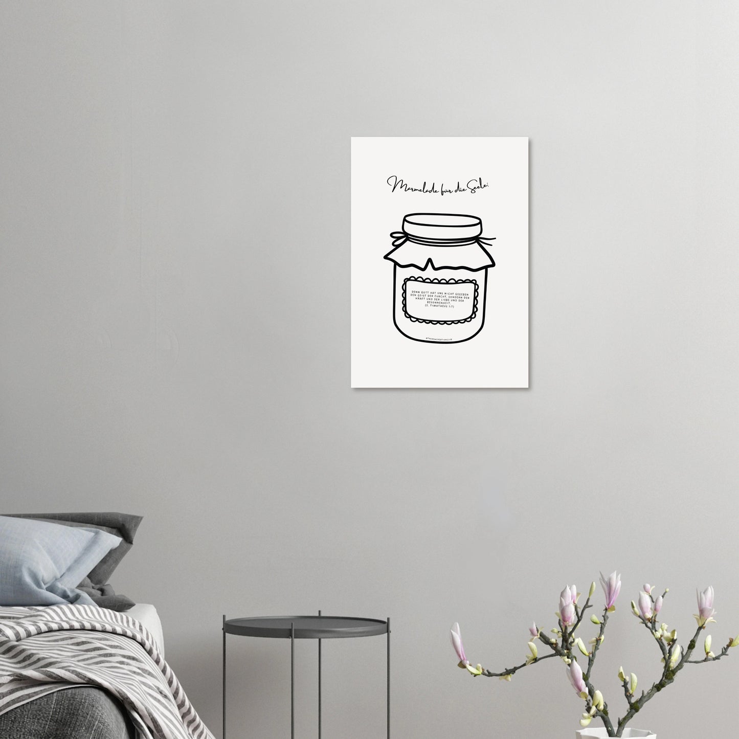 Marmelade für die Seele - Christliches Poster