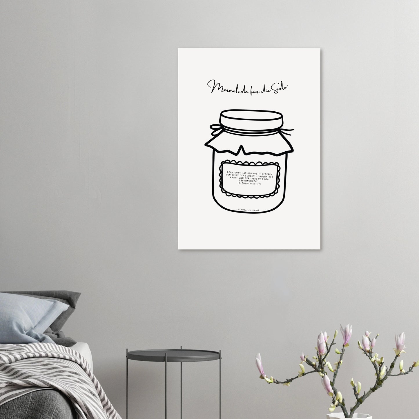 Marmelade für die Seele - Christliches Poster