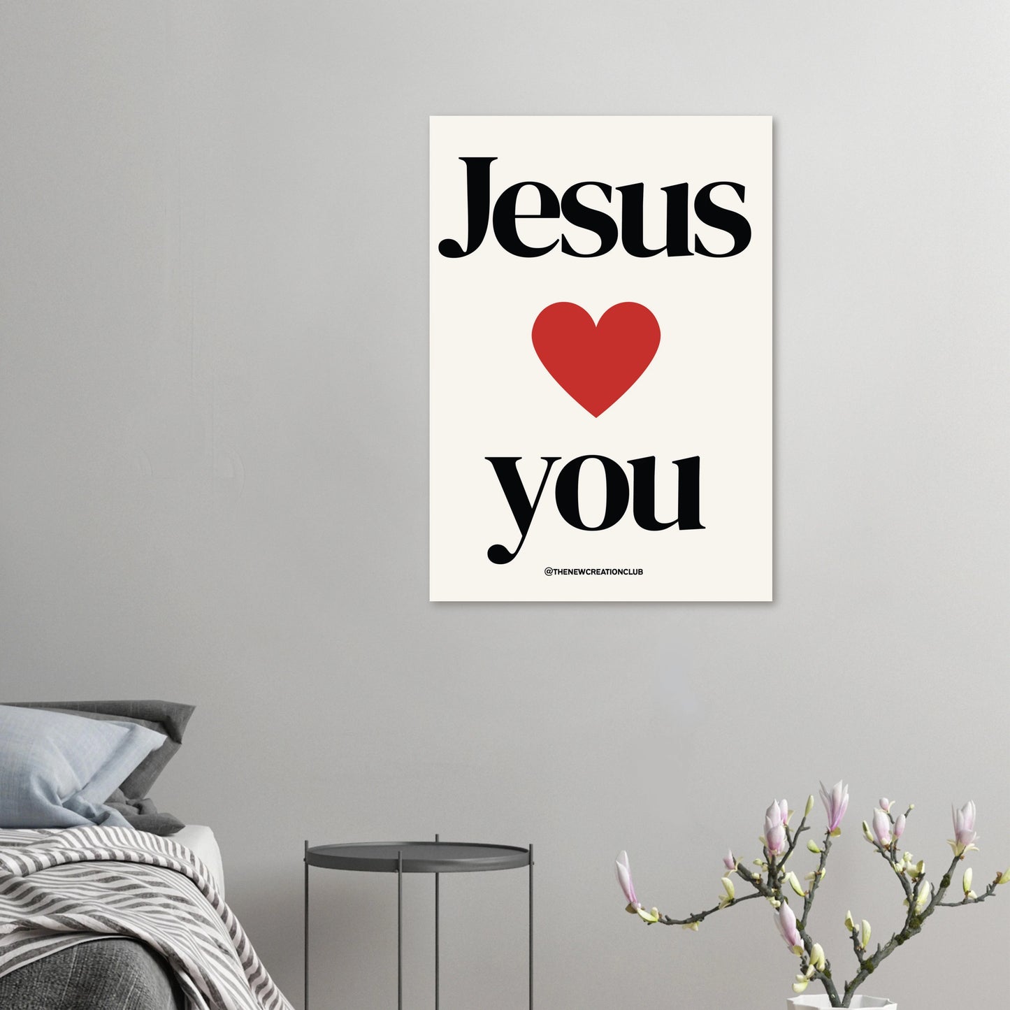 Jesus loves you - Christliches Poster