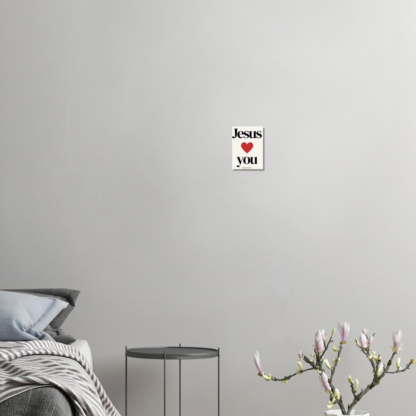 Jesus loves you - Christliches Poster