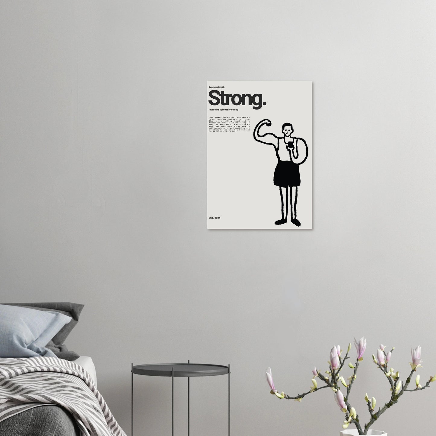 Christian Poster - Strong
