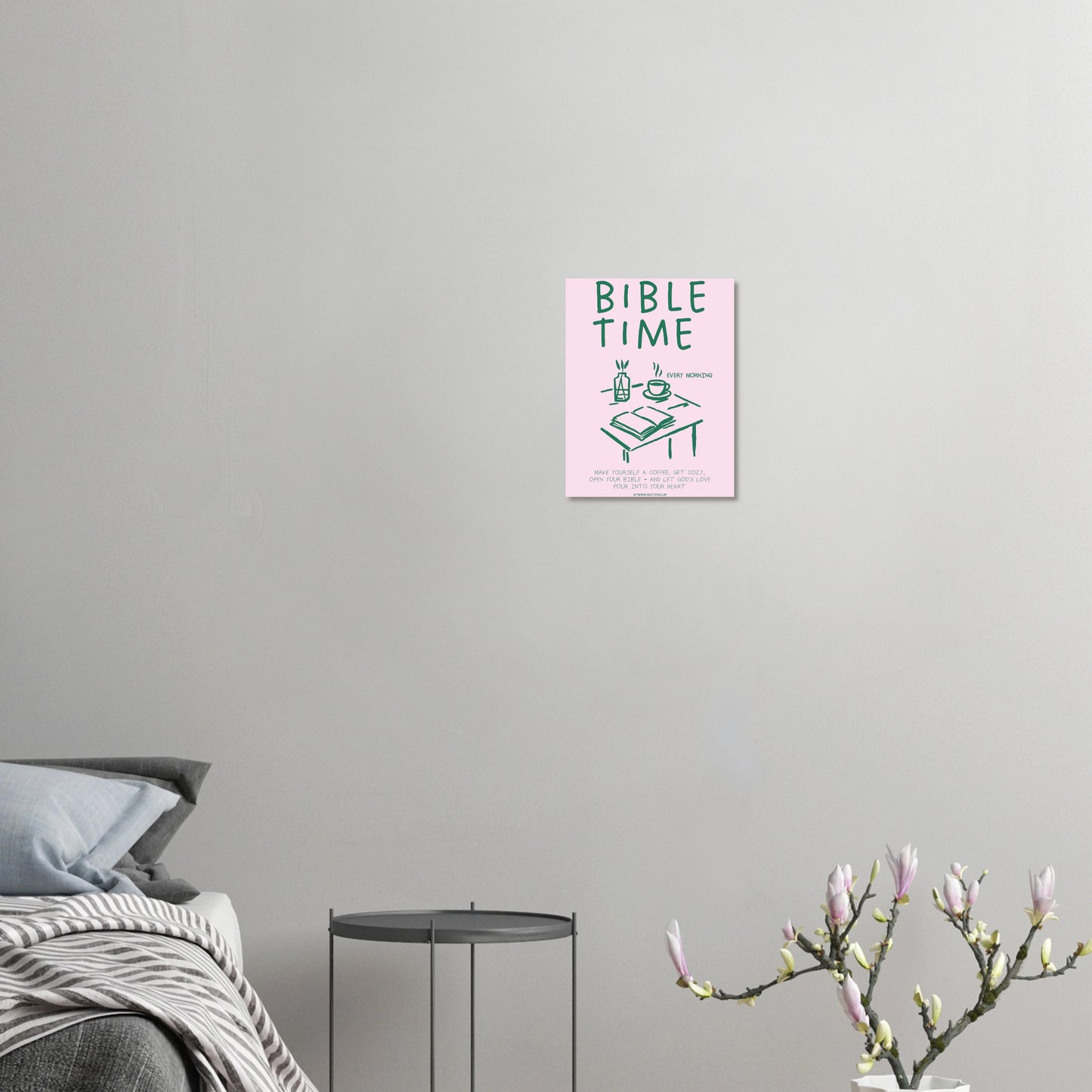 Christian Poster - Bible Time