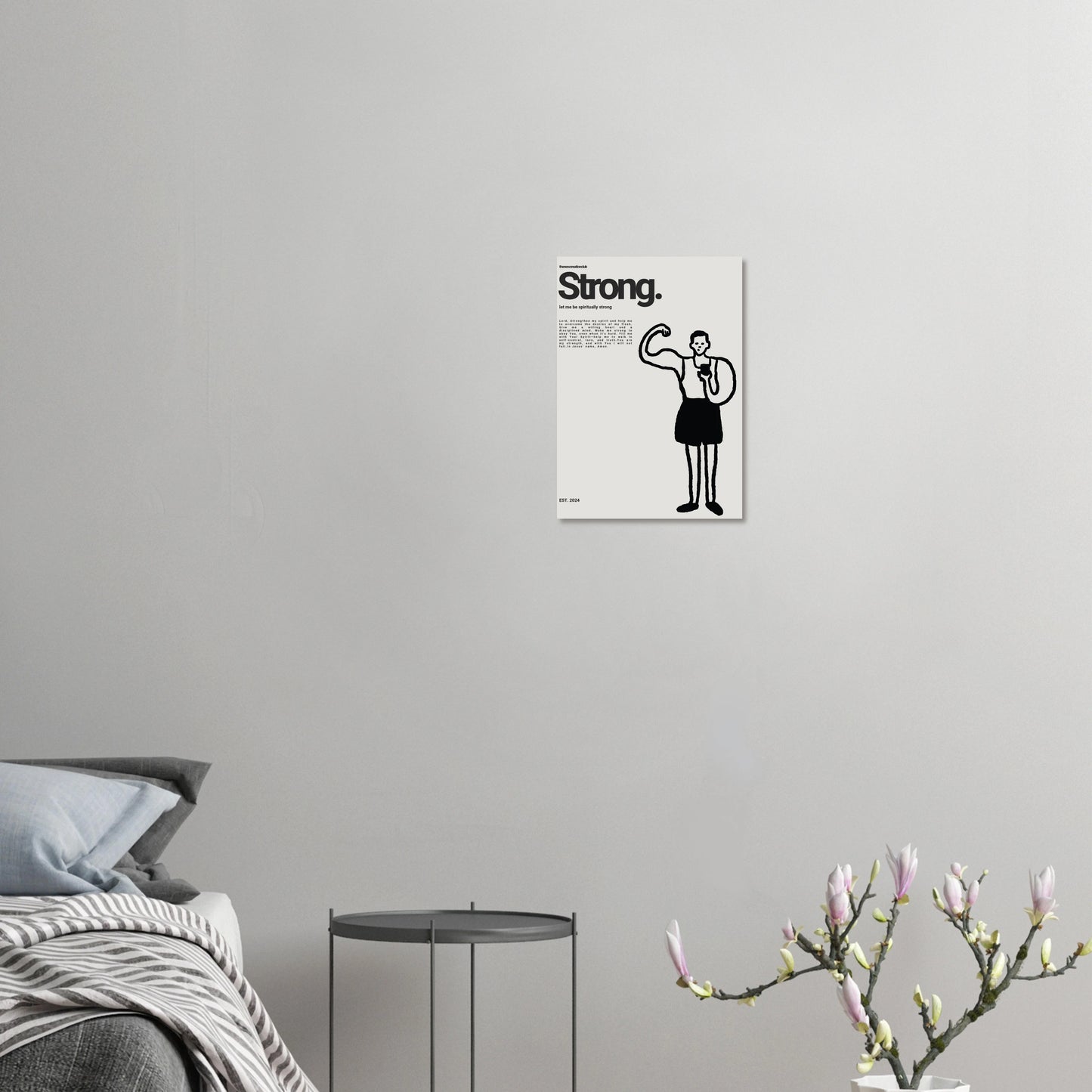 Christian Poster - Strong
