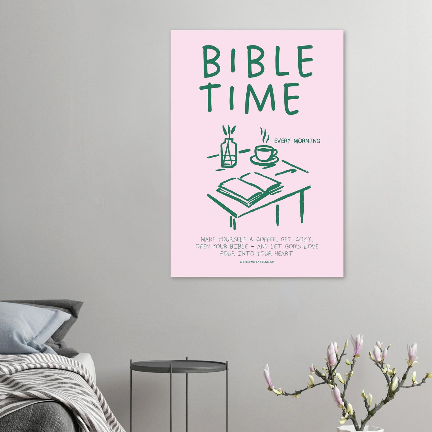 Christian Poster - Bible Time