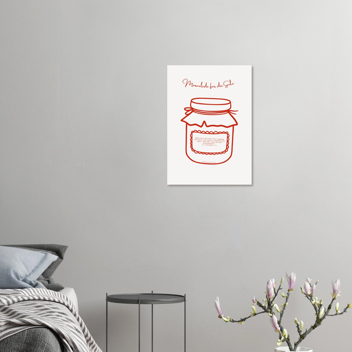 Marmelade für die Seele - Christliches Poster