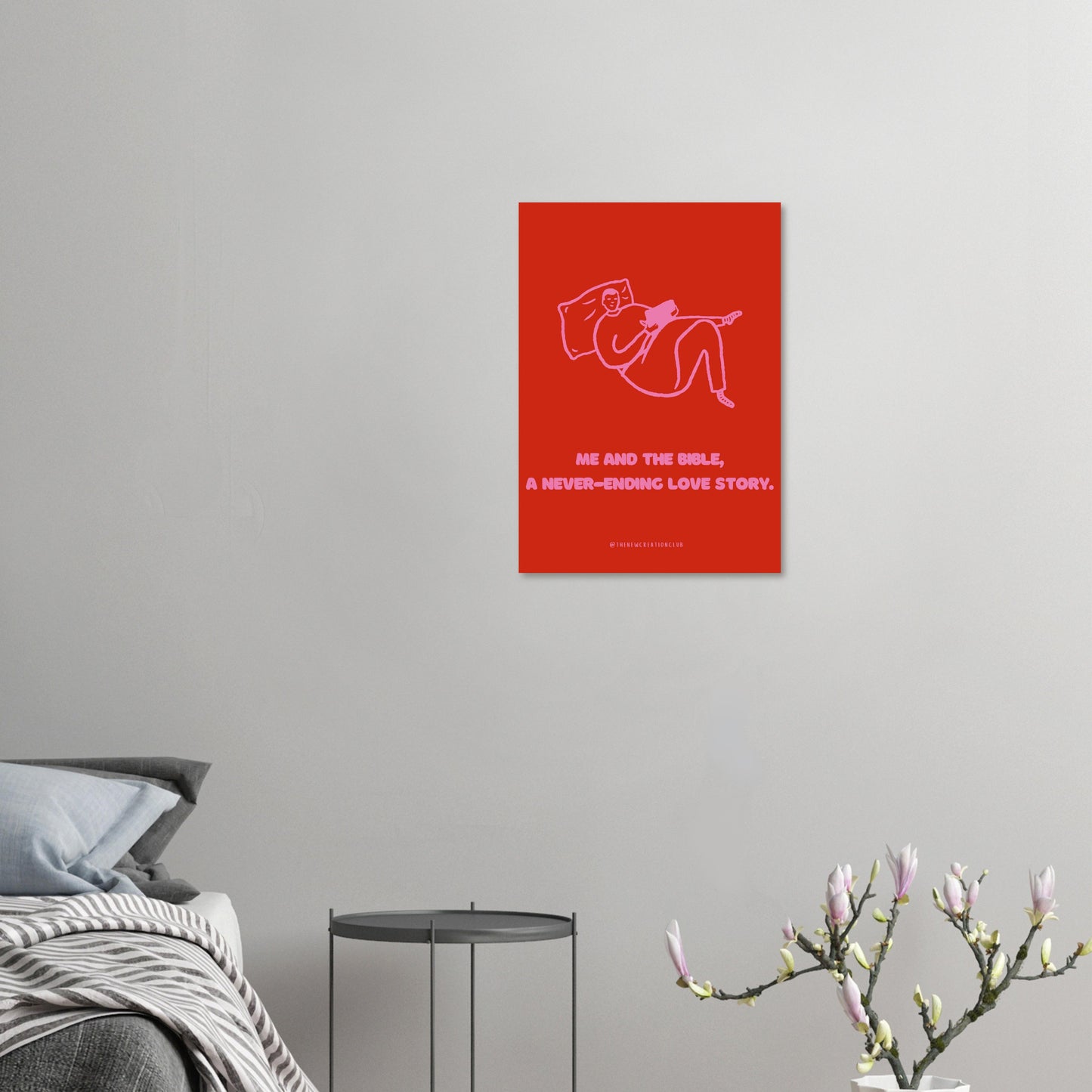 `Me and the Bible, A Never-Ending Love Story`- Classic poster on semi-matte paper