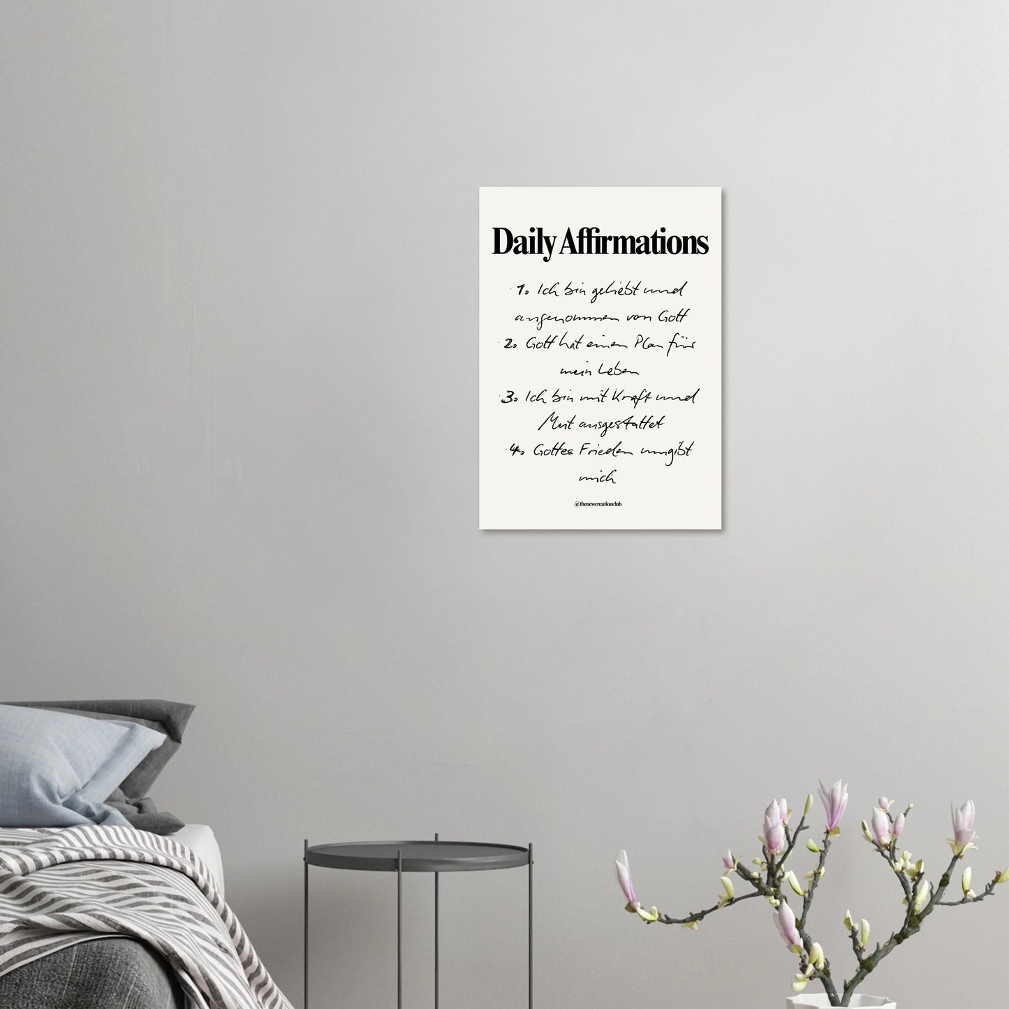 Daily Affirmations -  Schwarz und Weiß