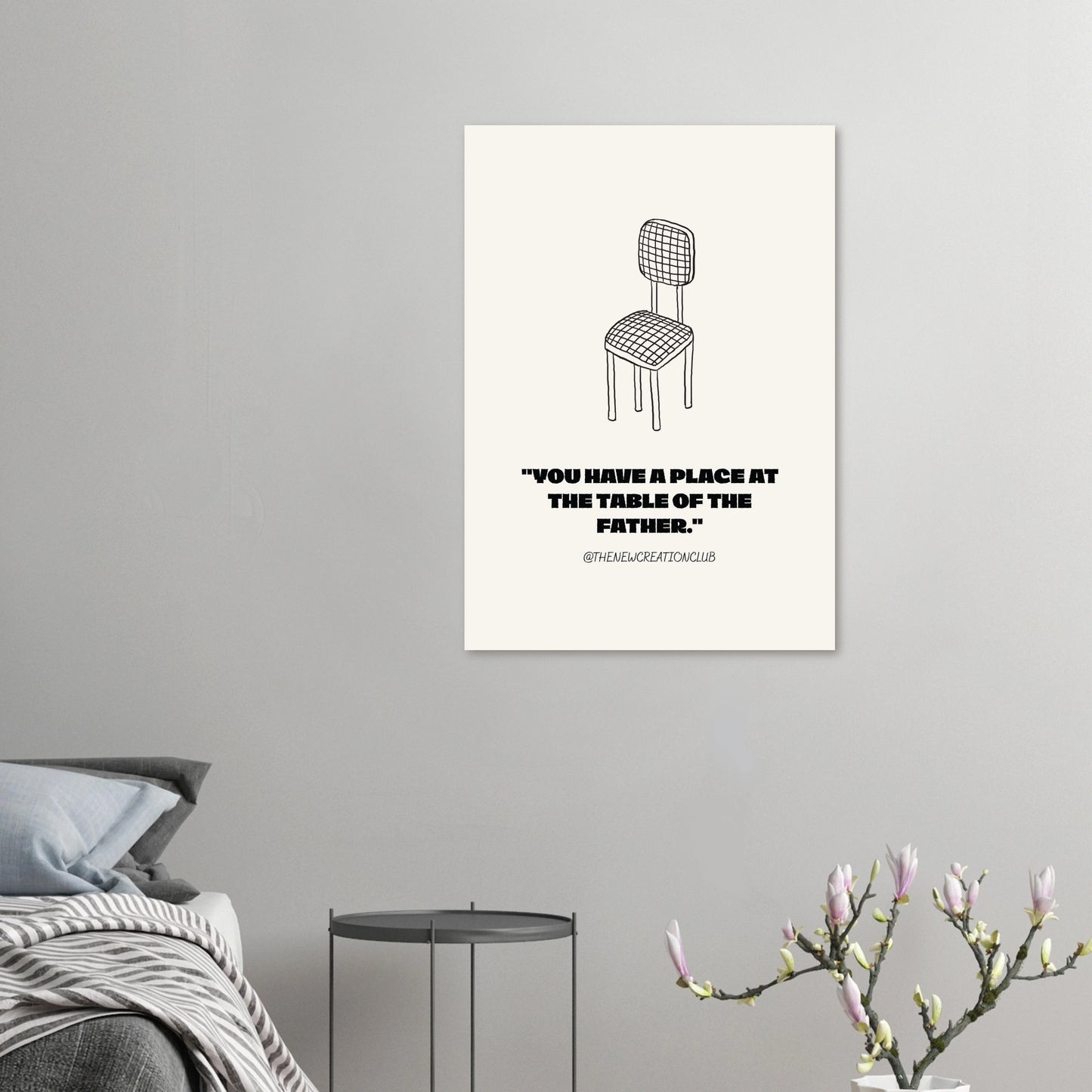 Christian Poster - "There is a place at the table of the father"