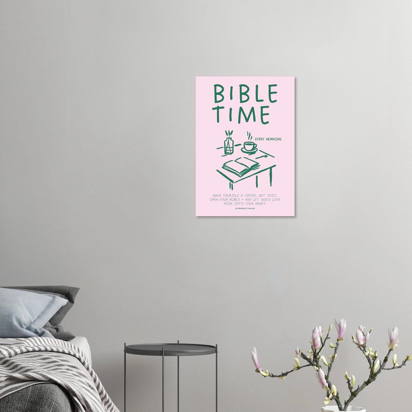 Christian Poster - Bible Time