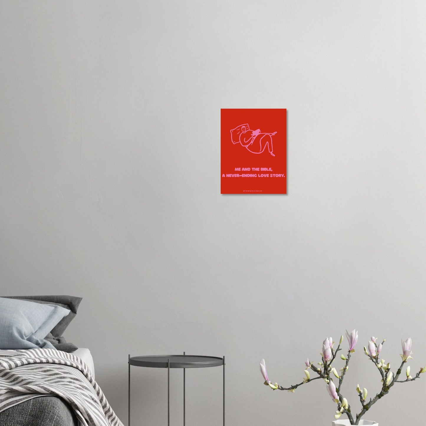 `Me and the Bible, A Never-Ending Love Story`- Classic poster on semi-matte paper