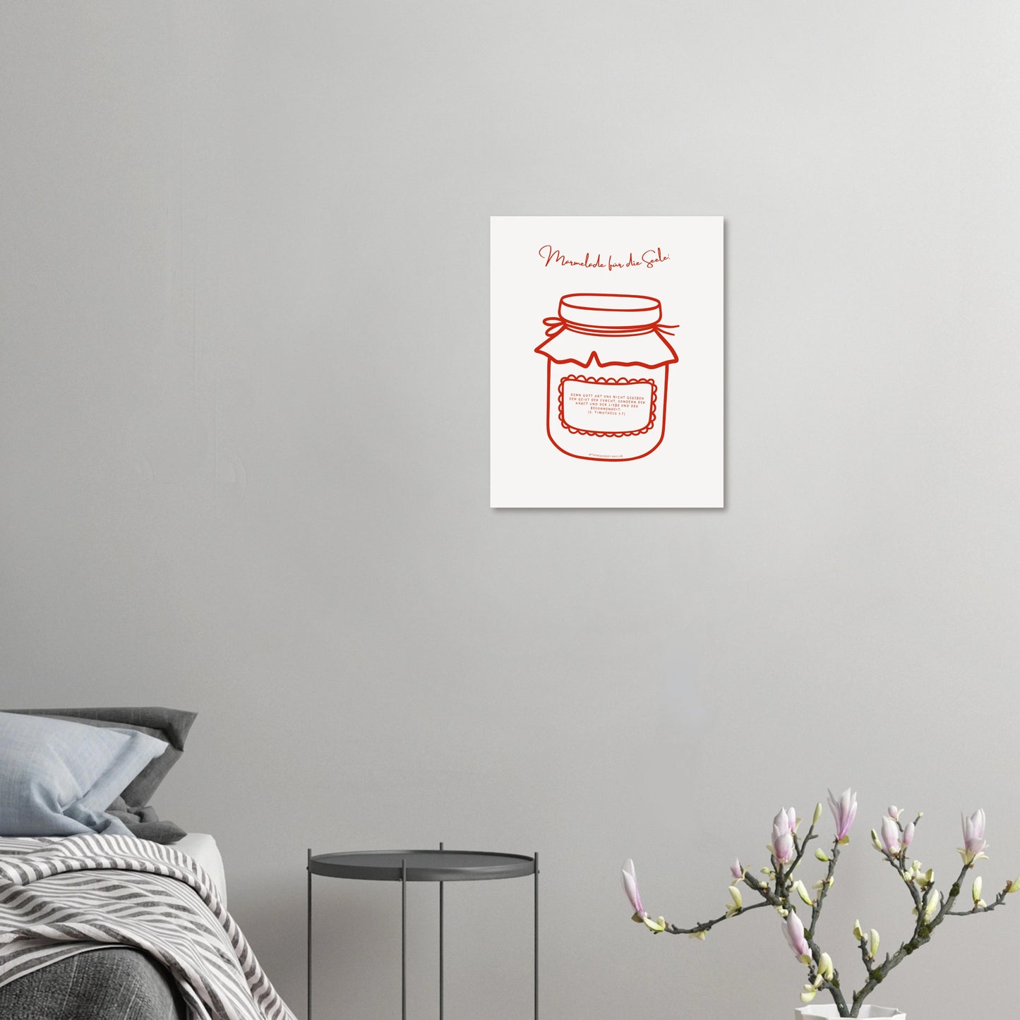 Marmelade für die Seele - Christliches Poster