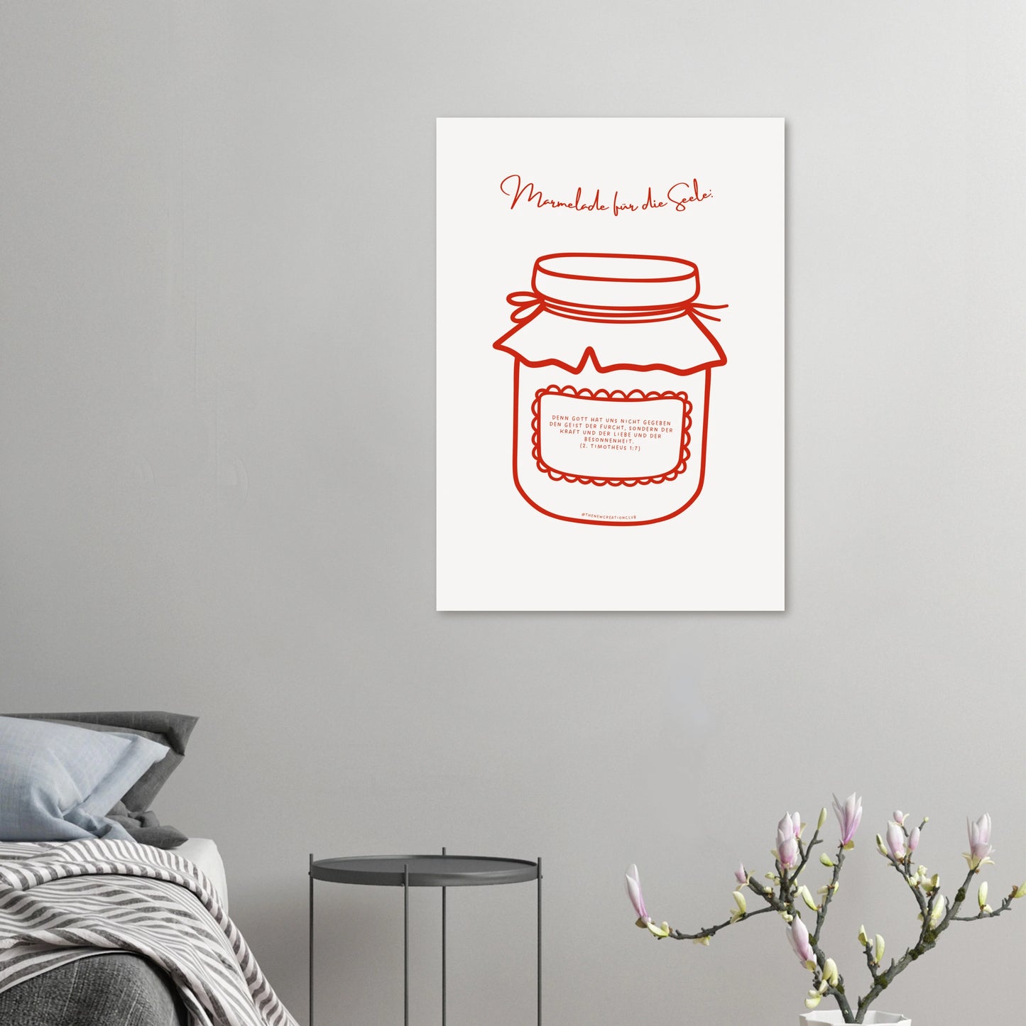Marmelade für die Seele - Christliches Poster