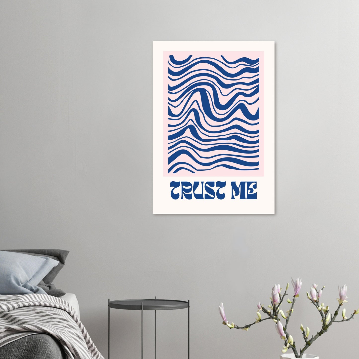 Inspirational Christian Poster | 'Trust Me' - Faith-Based Art Inspired by Peter and Jesus