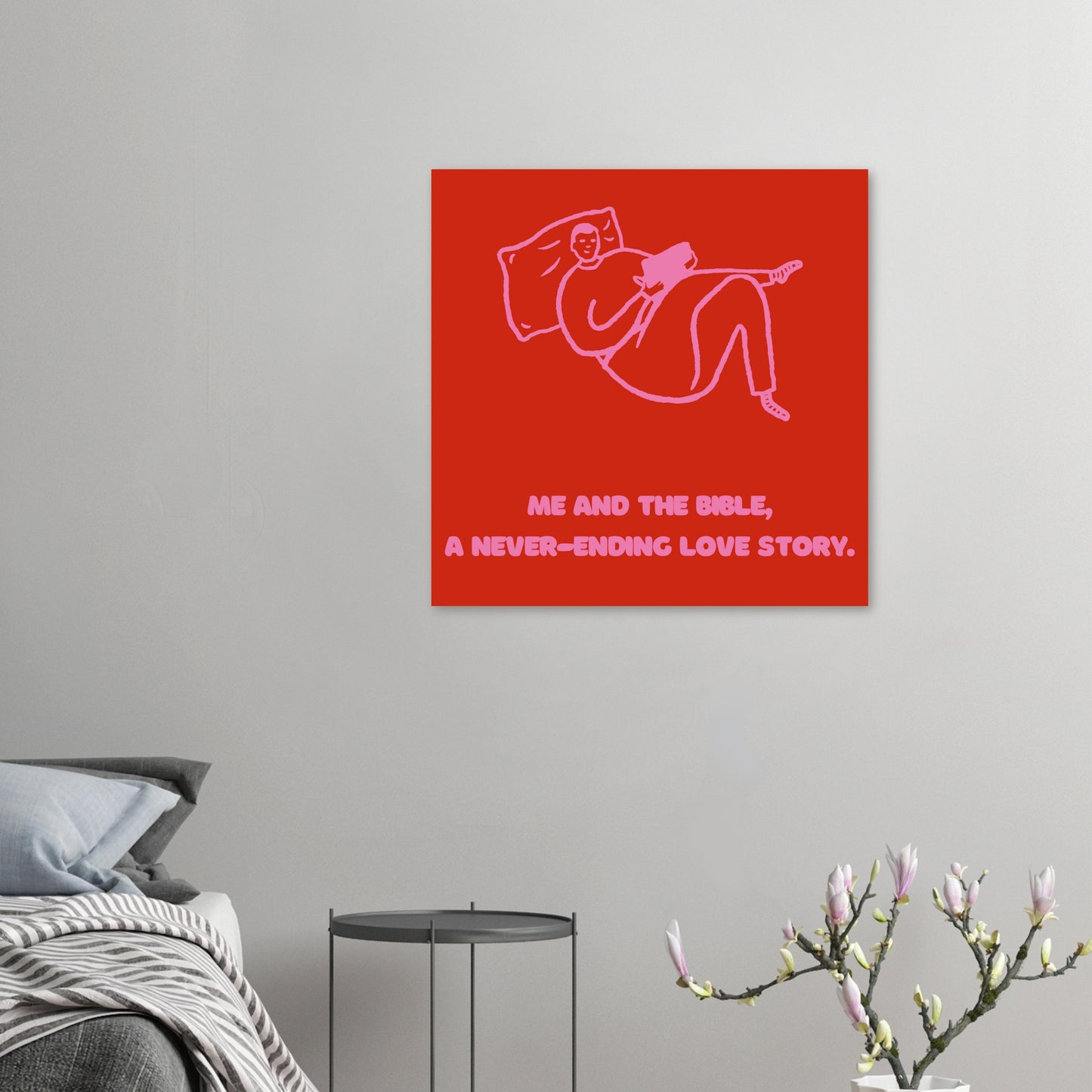 `Me and the Bible, A Never-Ending Love Story`- Classic poster on semi-matte paper
