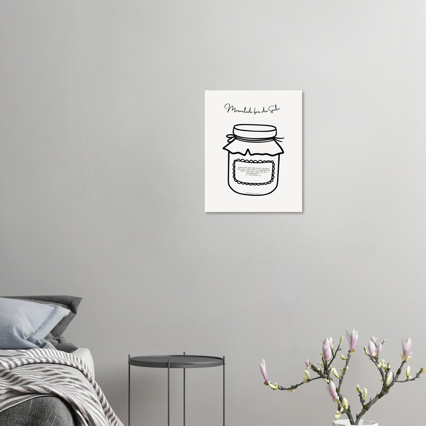 Marmelade für die Seele - Christliches Poster